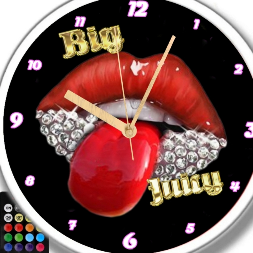 Big Juicy clock led light and remote - Picture 5 of 6